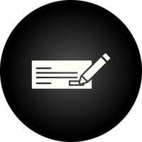 Write Cheque Vector Icon