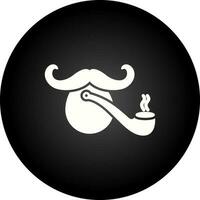 Pirate with Smoking Pipe Vector Icon