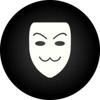 icono de vector de máscara de hacker