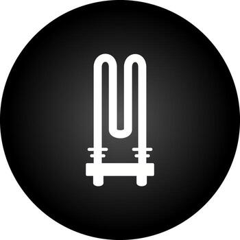 icono de vector de elemento de calefacción