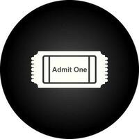 Movie Ticket Vector Icon