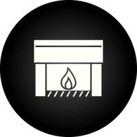 Fireplace Vector Icon