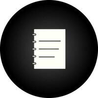 Notepad Vector Icon