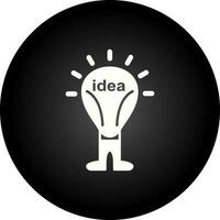 icono de vector de idea brillante