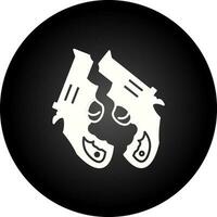 Two Guns Vector Icon