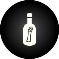 Scroll in Bottle Vector Icon