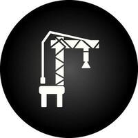 Harbor Crane Vector Icon