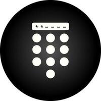 Passcode Lock Vector Icon