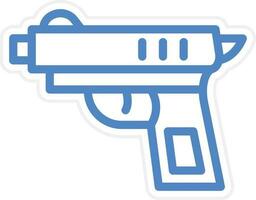 Gun Vector Icon Style