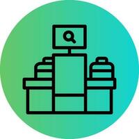 Luggage Scan Vector Icon Design