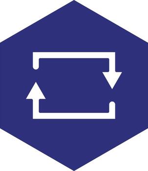 Rectangular Arrow Vector Icon design