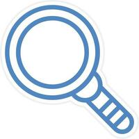 Magnifying Glass Vector Icon Style