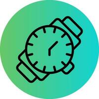 diseño de icono de vector de reloj de pulsera