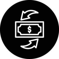 enviar dinero vector icono diseño