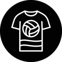 Sports Shirt Vector Icon Design