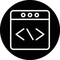 Web Programming Vector Icon Design