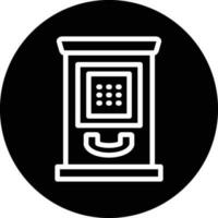 Phone Booth Vector Icon Design
