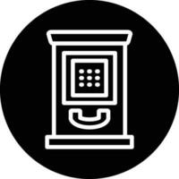 Phone Booth Vector Icon Design