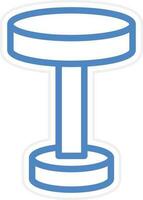 Stool Vector Icon Style