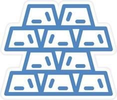 Ingots Vector Icon Style