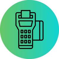 Pos Terminal Vector Icon Design