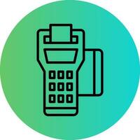 diseño de icono de vector de terminal pos