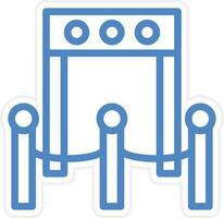 Boarding Gate Vector Icon Style