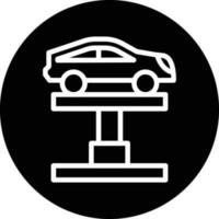 Car Lift Vector Icon Design