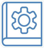 Management Learning Vector Icon Style