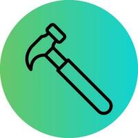 Hammer Vector Icon Design