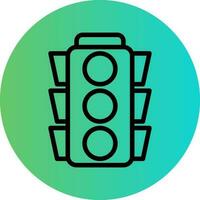 Traffic Light Vector Icon Design