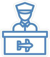 Security Control Vector Icon Style