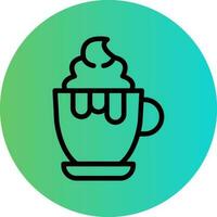 Hot Chocolate Vector Icon Design