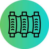 Ribs Vector Icon Design