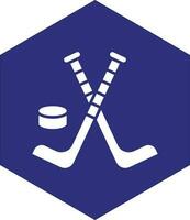 Ice Hockey Vector Icon design