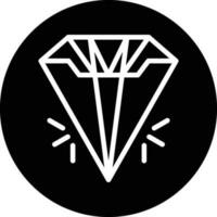 diseño de icono de vector de diamante