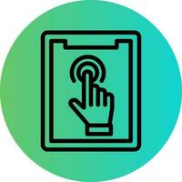 Touch Screen Vector Icon Design