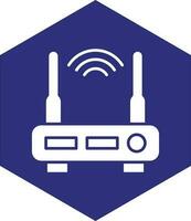 Wifi Router Vector Icon design