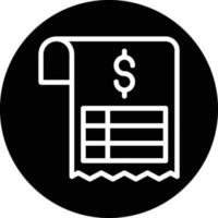 Invoice Vector Icon Design