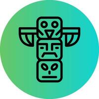 Totem Vector Icon Design