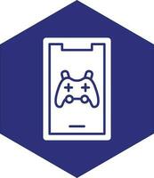 Mobile Gaming Vector Icon design