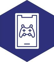 Mobile Gaming Vector Icon design