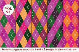 Argyle Pattern vector ,Fabric texture background