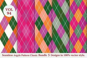 Argyle Pattern vector ,Fabric texture background