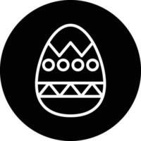 Easter Egg Vector Icon Design