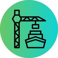 Port Vector Icon Design