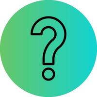 Question Vector Icon Design
