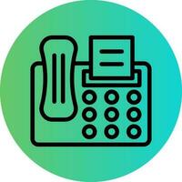 Fax Vector Icon Design
