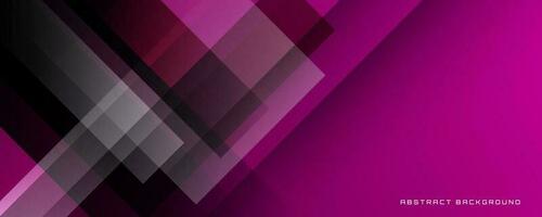 3D purple geometric abstract background overlap layer on bright space with polygonal shapes decoration. Graphic design element cutout effect style concept for banner, flyer, card, or brochure cover vector