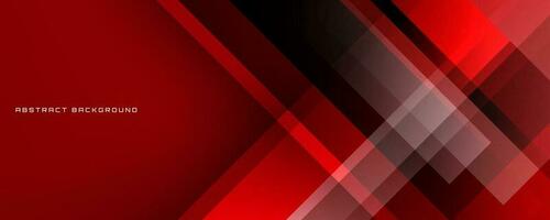 3d rojo geométrico resumen antecedentes superposición capa en oscuro espacio con poligonal formas decoración. gráfico diseño elemento separar efecto estilo concepto para bandera, volantes, tarjeta, o folleto cubrir vector